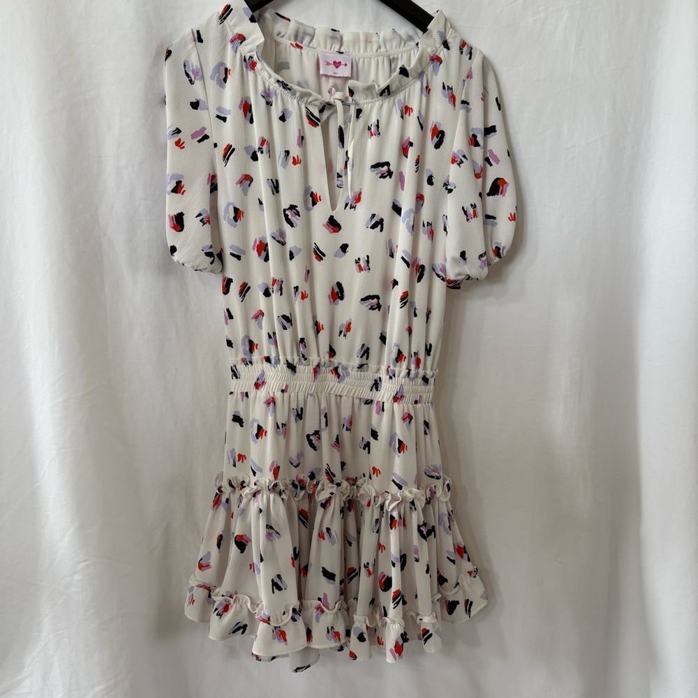 Charming Dress with Colorful Print